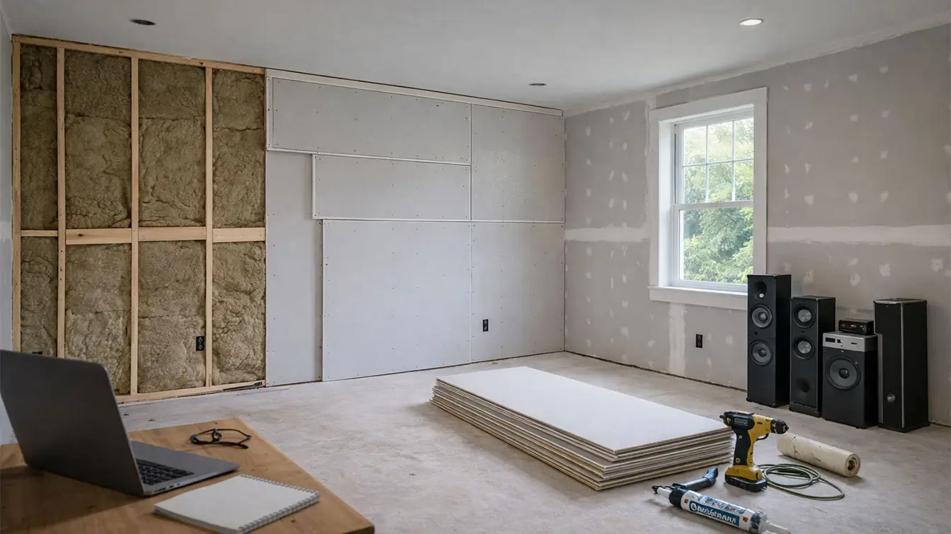 Sound-Reducing-Drywall
